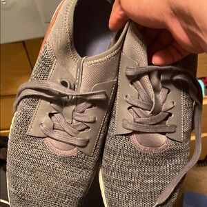 Men's Gray Knit Sneakers